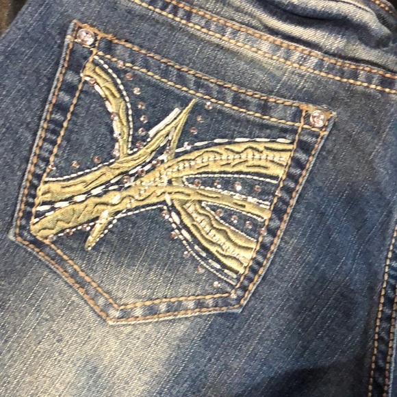 Red Rivet Shorts - Picture 6 of 7